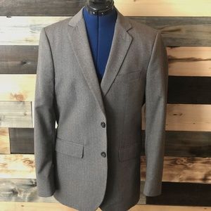 Men's Light Gray Tailored Banana Republic Suit